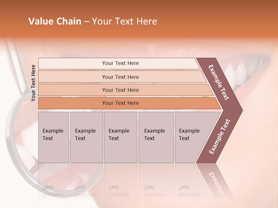 Health Dentist Reflection PowerPoint Template