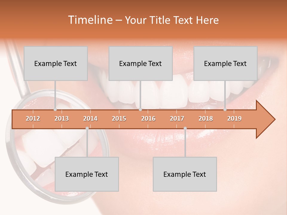 Health Dentist Reflection PowerPoint Template