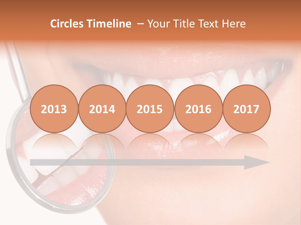 Health Dentist Reflection PowerPoint Template