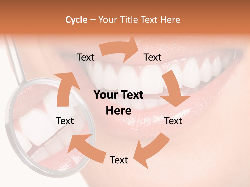 Health Dentist Reflection PowerPoint Template