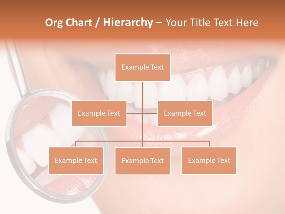 Health Dentist Reflection PowerPoint Template