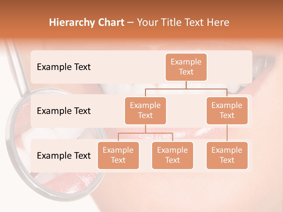 Health Dentist Reflection PowerPoint Template