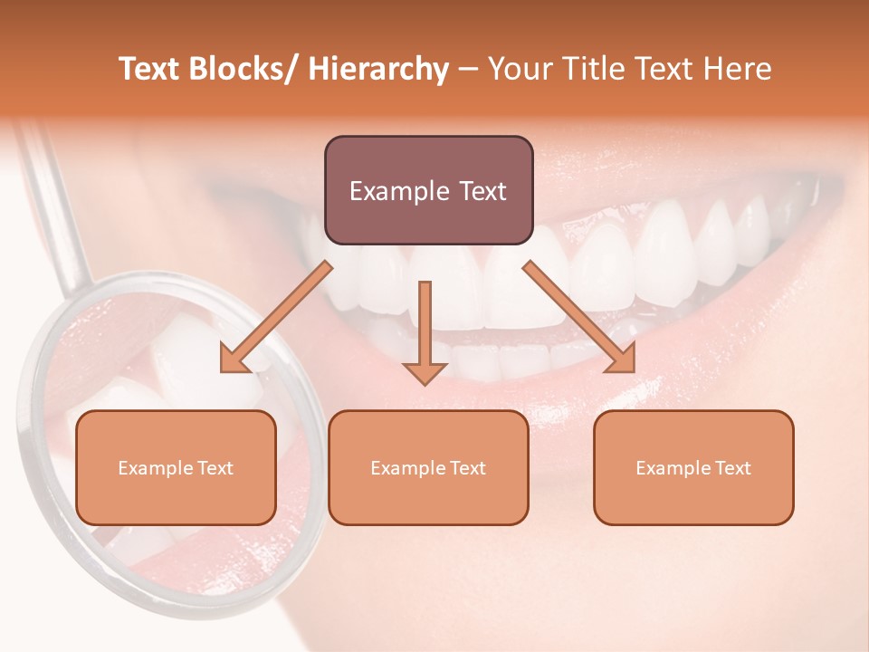 Health Dentist Reflection PowerPoint Template
