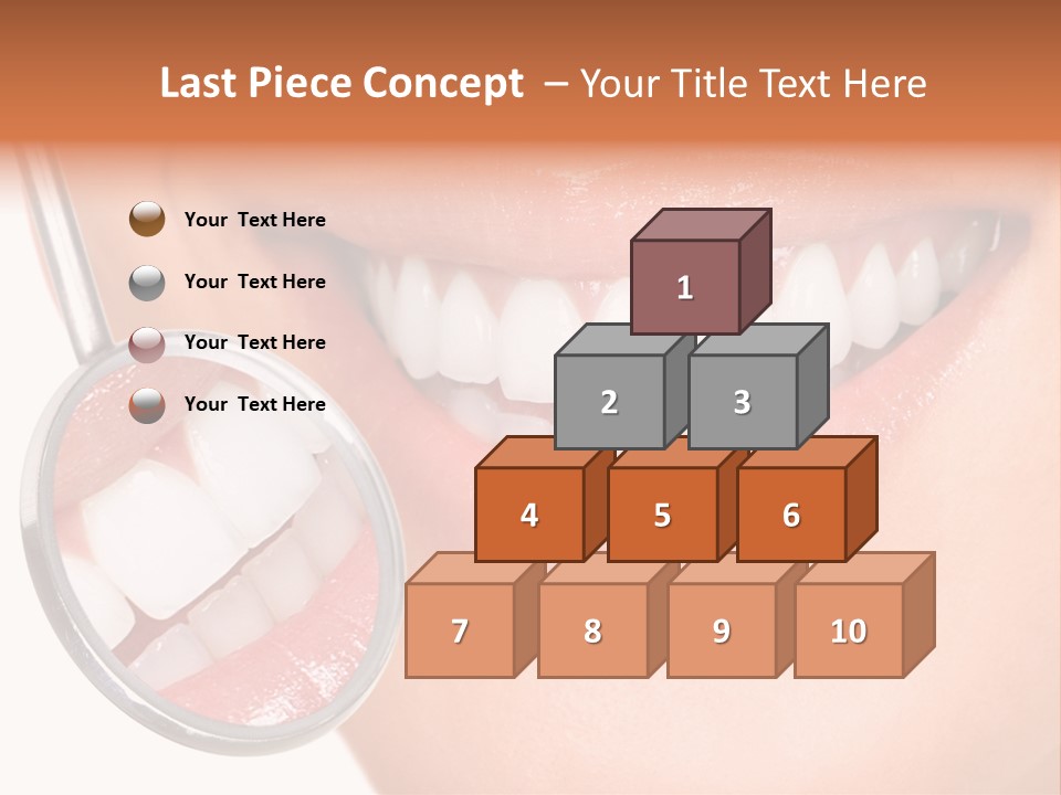 Health Dentist Reflection PowerPoint Template