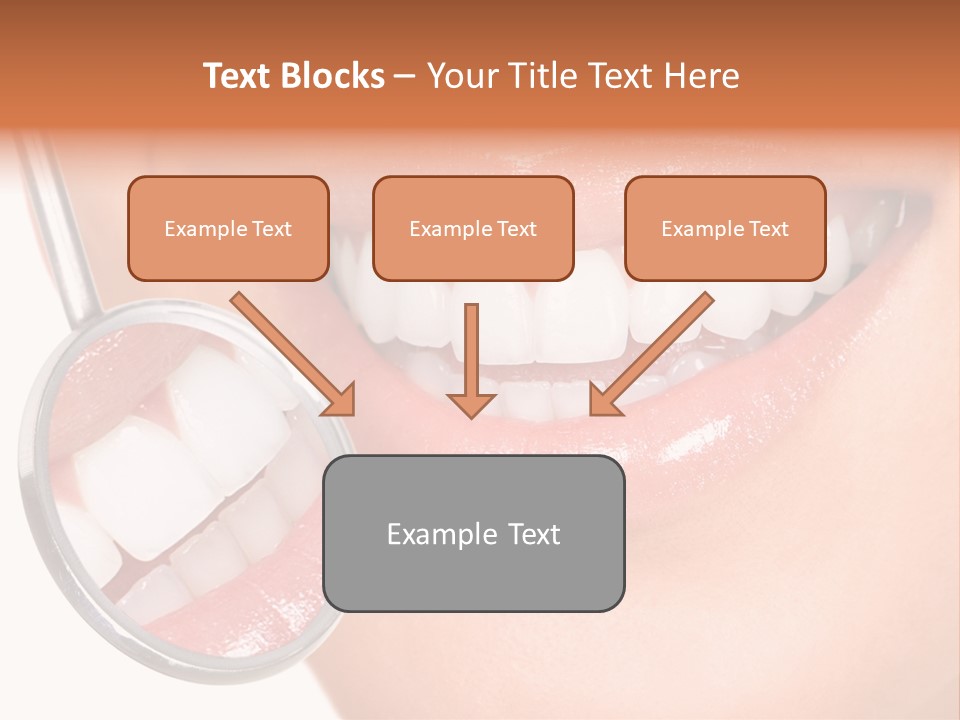 Health Dentist Reflection PowerPoint Template