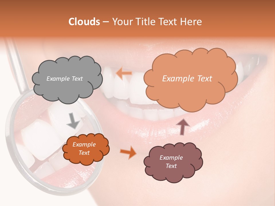 Health Dentist Reflection PowerPoint Template