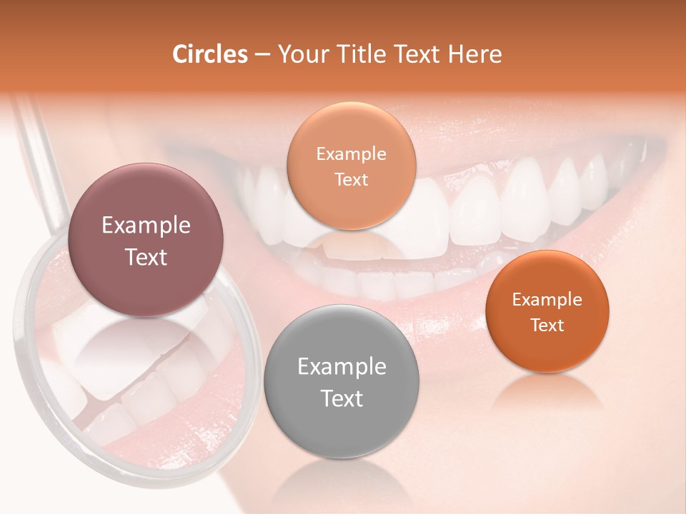 Health Dentist Reflection PowerPoint Template