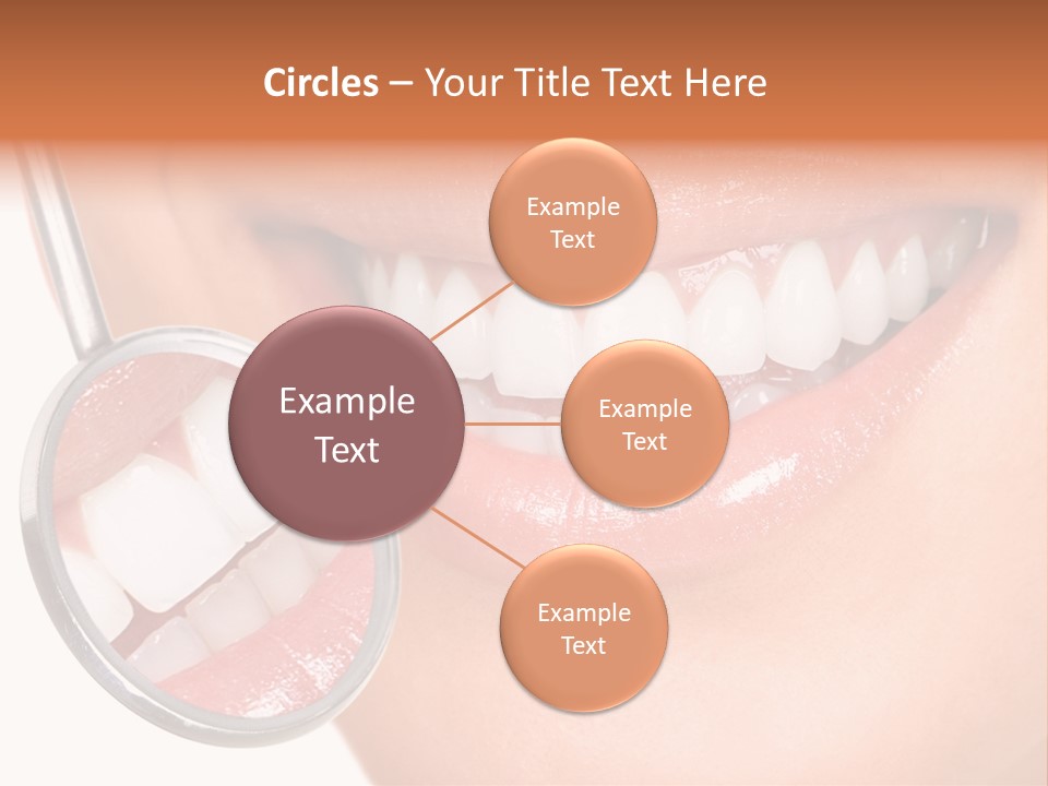 Health Dentist Reflection PowerPoint Template