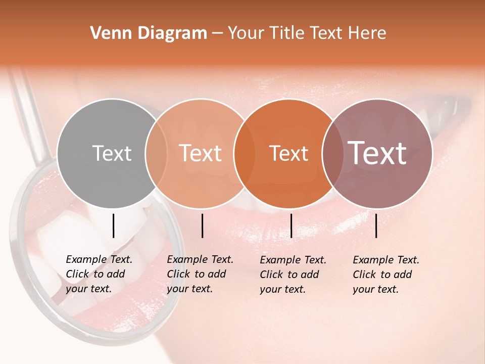 Health Dentist Reflection PowerPoint Template