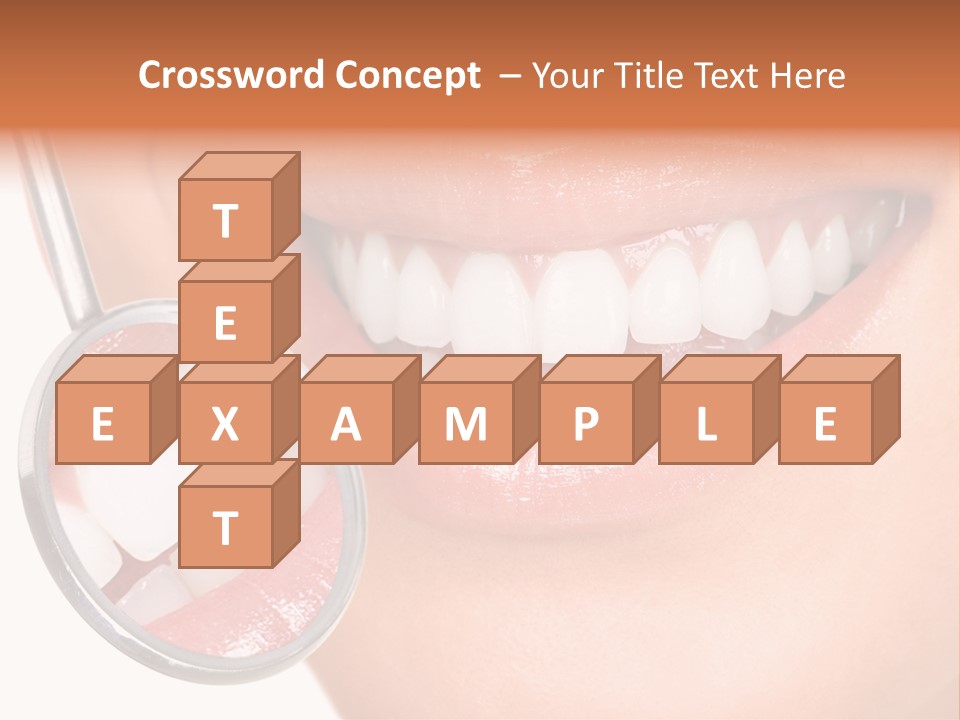 Health Dentist Reflection PowerPoint Template