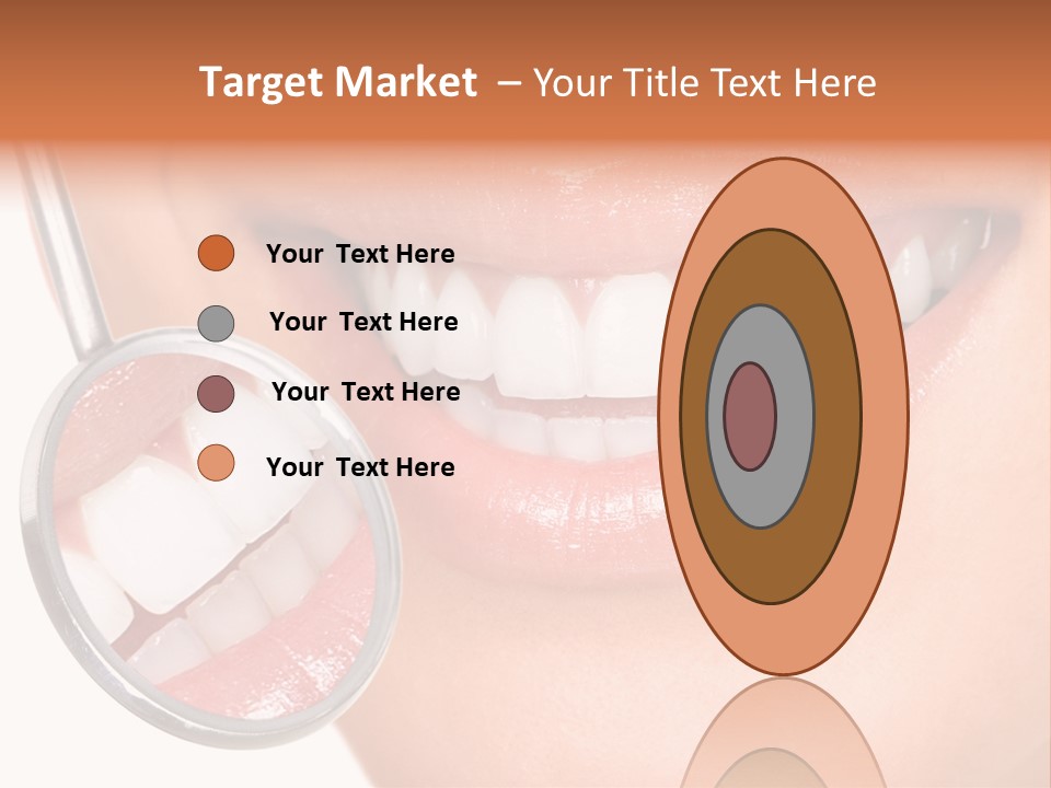 Health Dentist Reflection PowerPoint Template