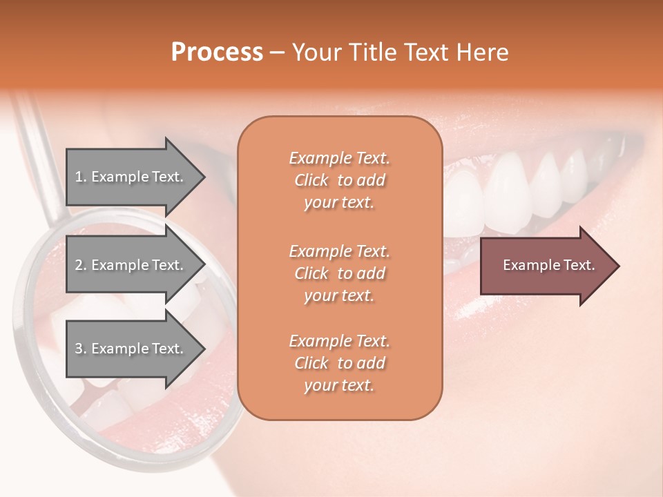 Health Dentist Reflection PowerPoint Template