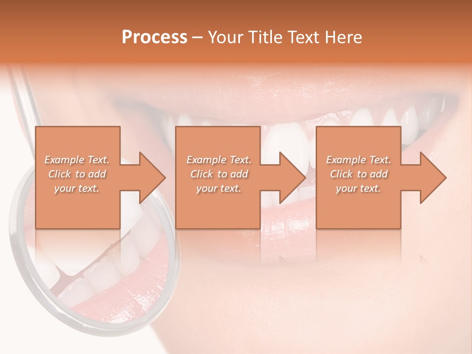 Health Dentist Reflection PowerPoint Template