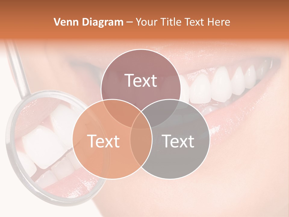 Health Dentist Reflection PowerPoint Template