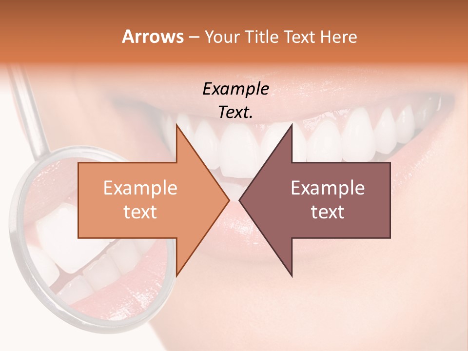 Health Dentist Reflection PowerPoint Template