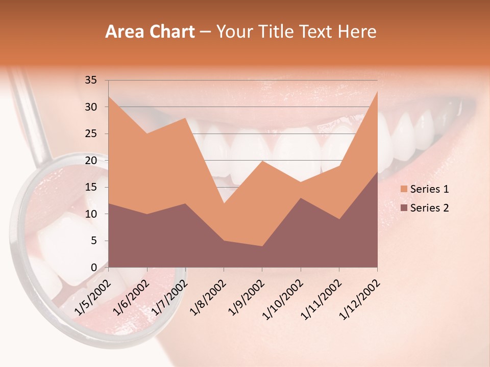 Health Dentist Reflection PowerPoint Template