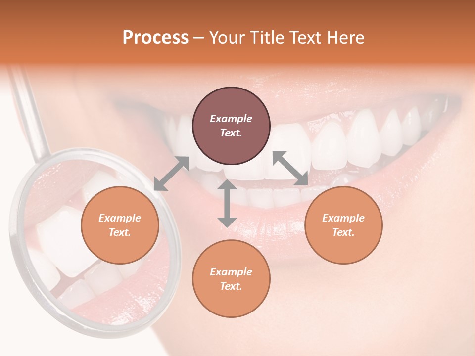 Health Dentist Reflection PowerPoint Template