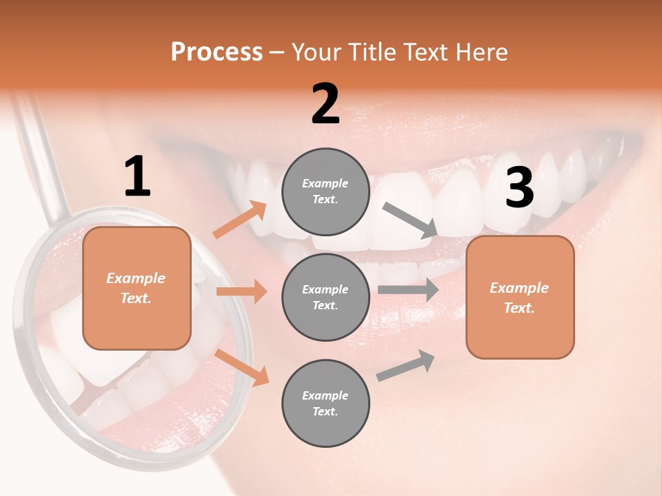 Health Dentist Reflection PowerPoint Template