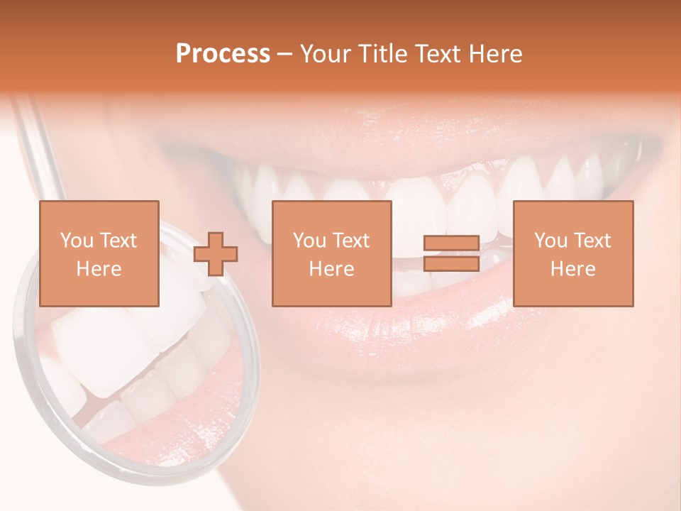 Health Dentist Reflection PowerPoint Template