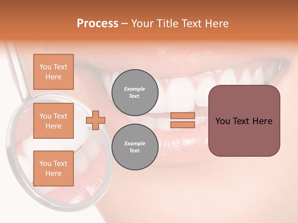 Health Dentist Reflection PowerPoint Template