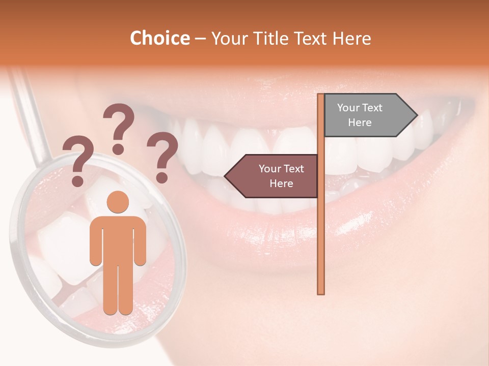 Health Dentist Reflection PowerPoint Template