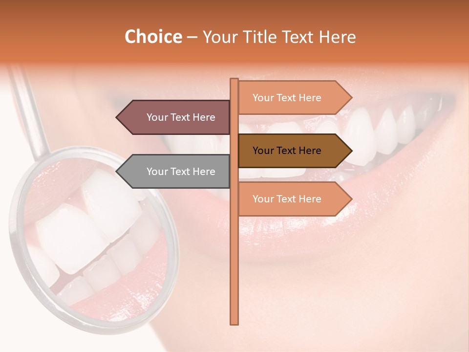 Health Dentist Reflection PowerPoint Template
