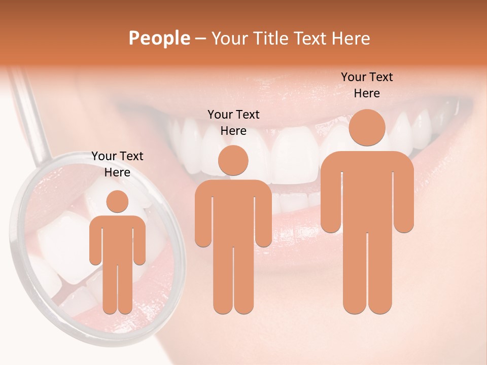 Health Dentist Reflection PowerPoint Template