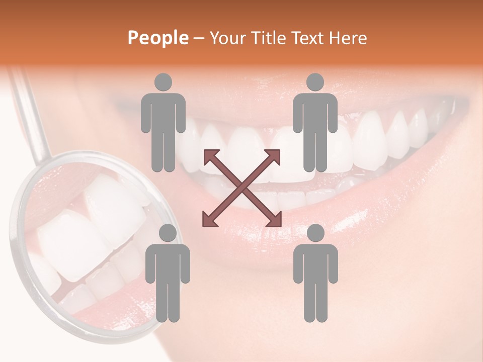 Health Dentist Reflection PowerPoint Template