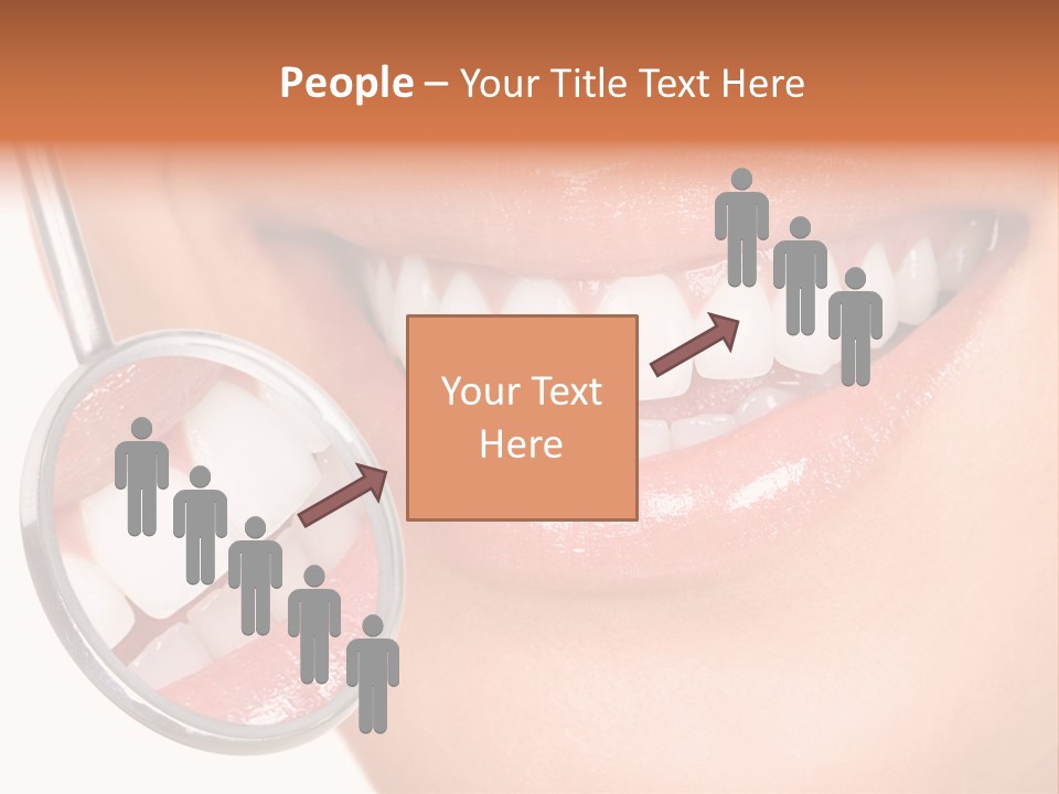 Health Dentist Reflection PowerPoint Template