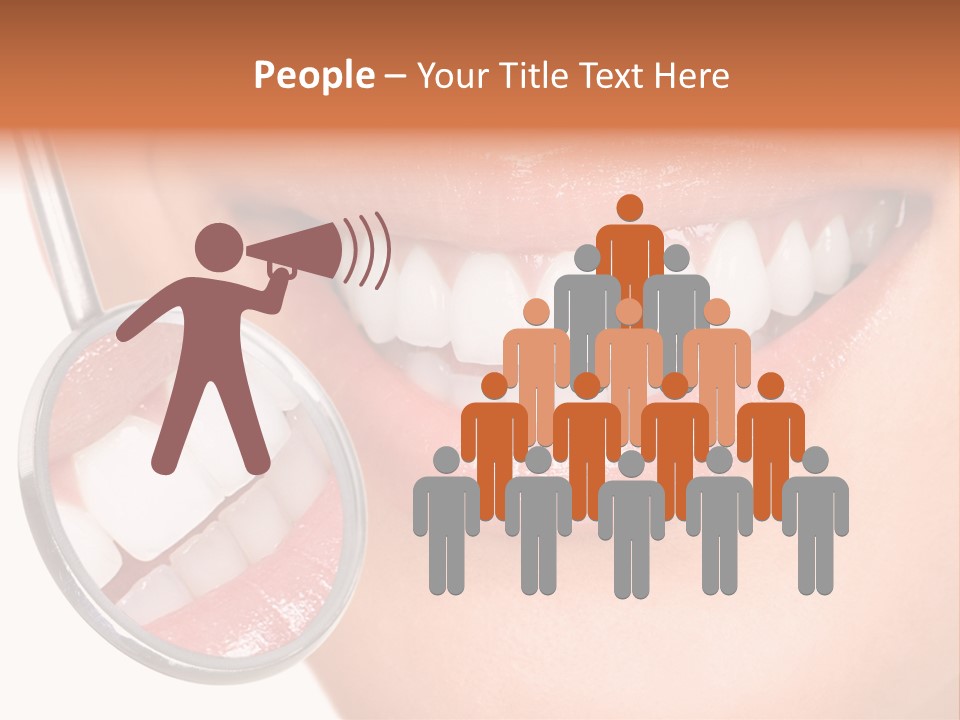 Health Dentist Reflection PowerPoint Template