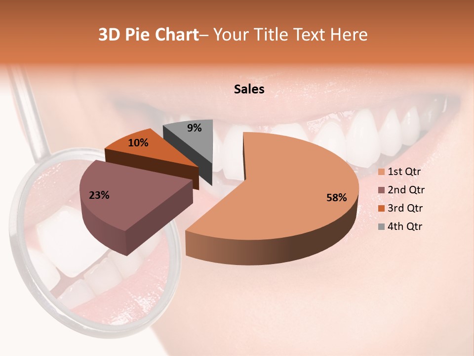 Health Dentist Reflection PowerPoint Template