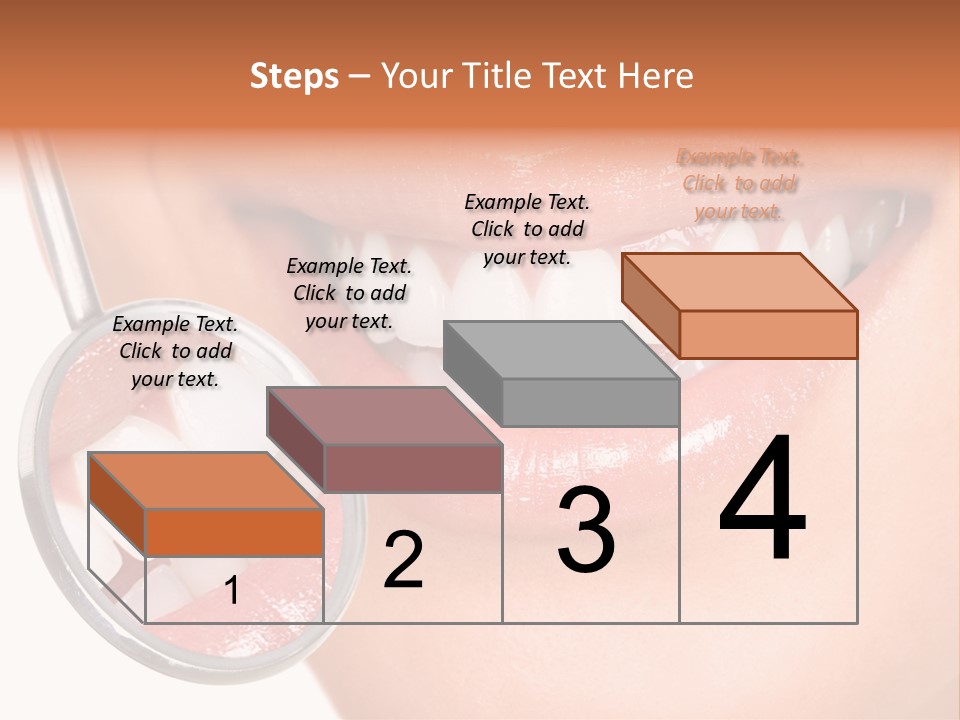 Health Dentist Reflection PowerPoint Template