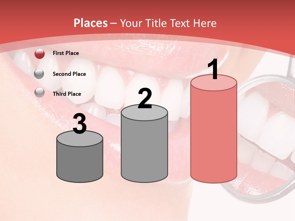 Whitening Woman Young PowerPoint Template