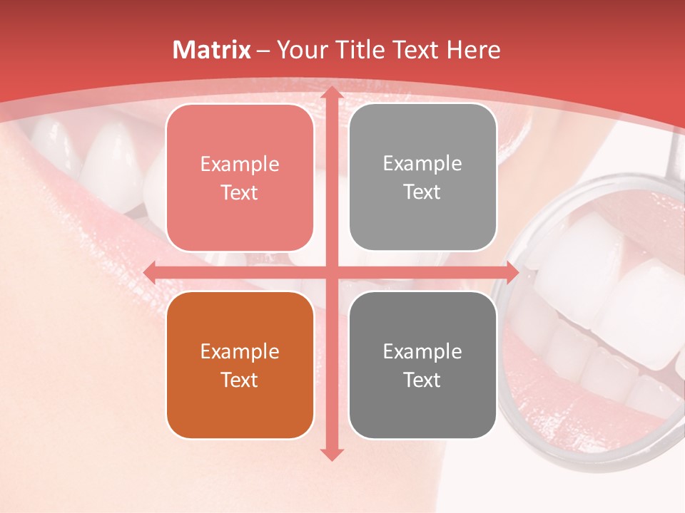 Whitening Woman Young PowerPoint Template