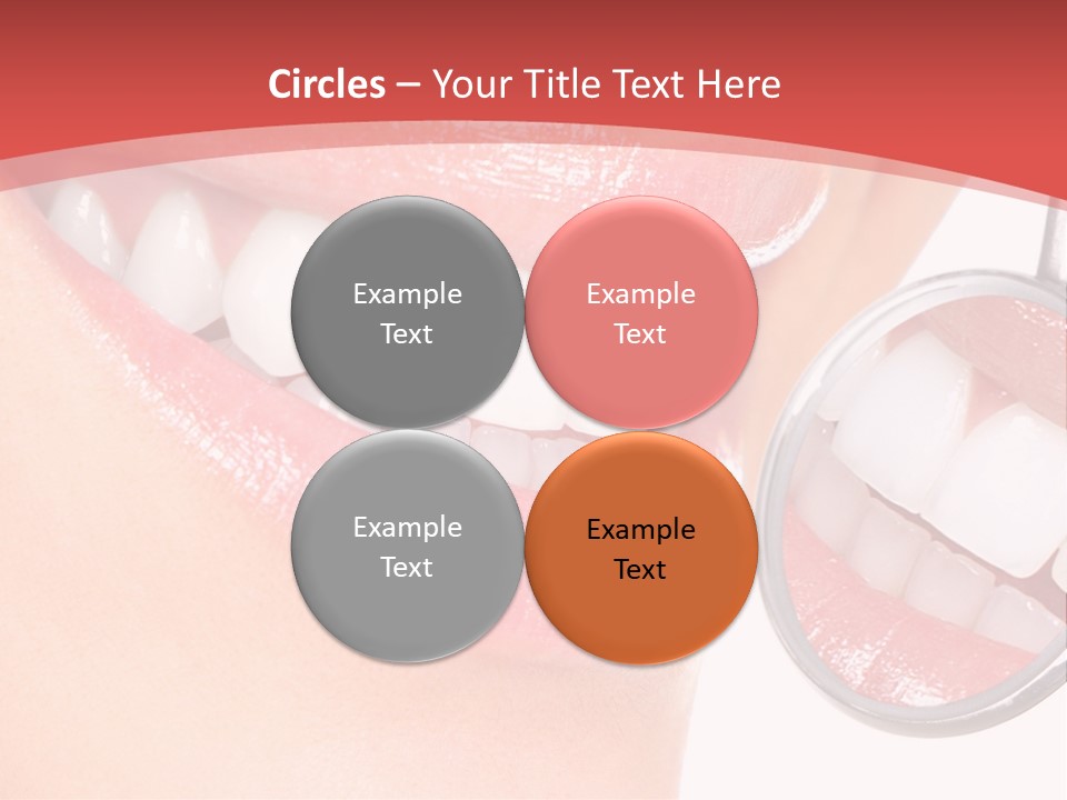 Whitening Woman Young PowerPoint Template