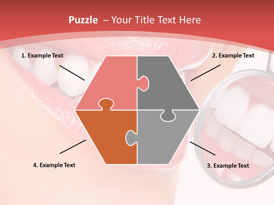 Whitening Woman Young PowerPoint Template