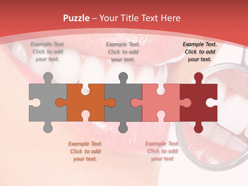 Whitening Woman Young PowerPoint Template