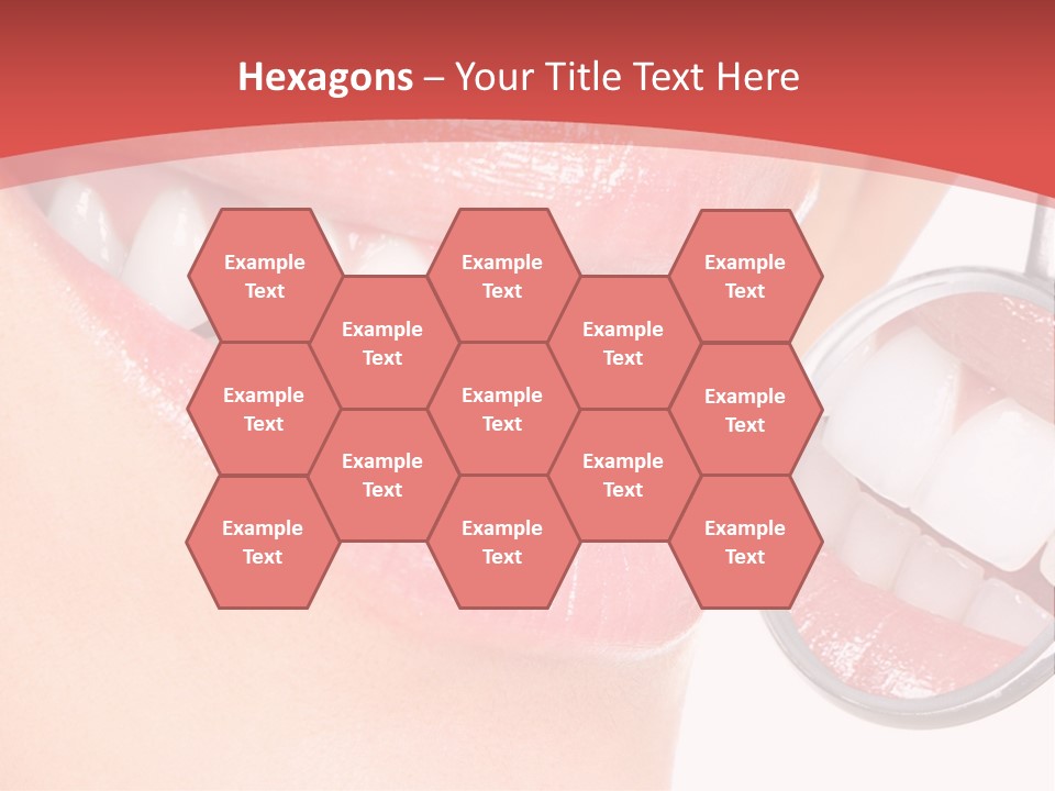 Whitening Woman Young PowerPoint Template