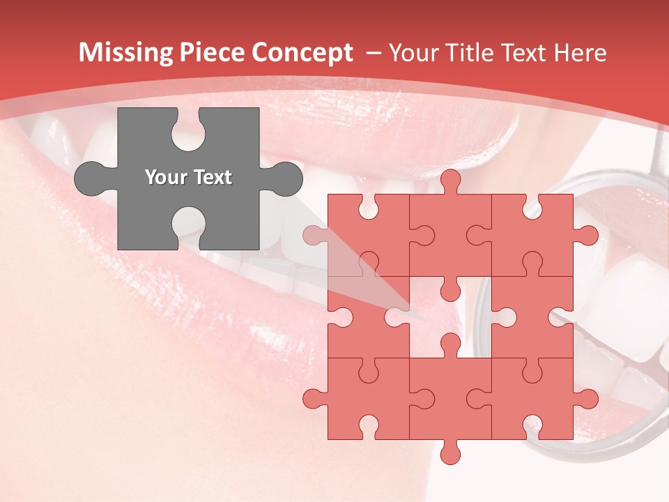 Whitening Woman Young PowerPoint Template