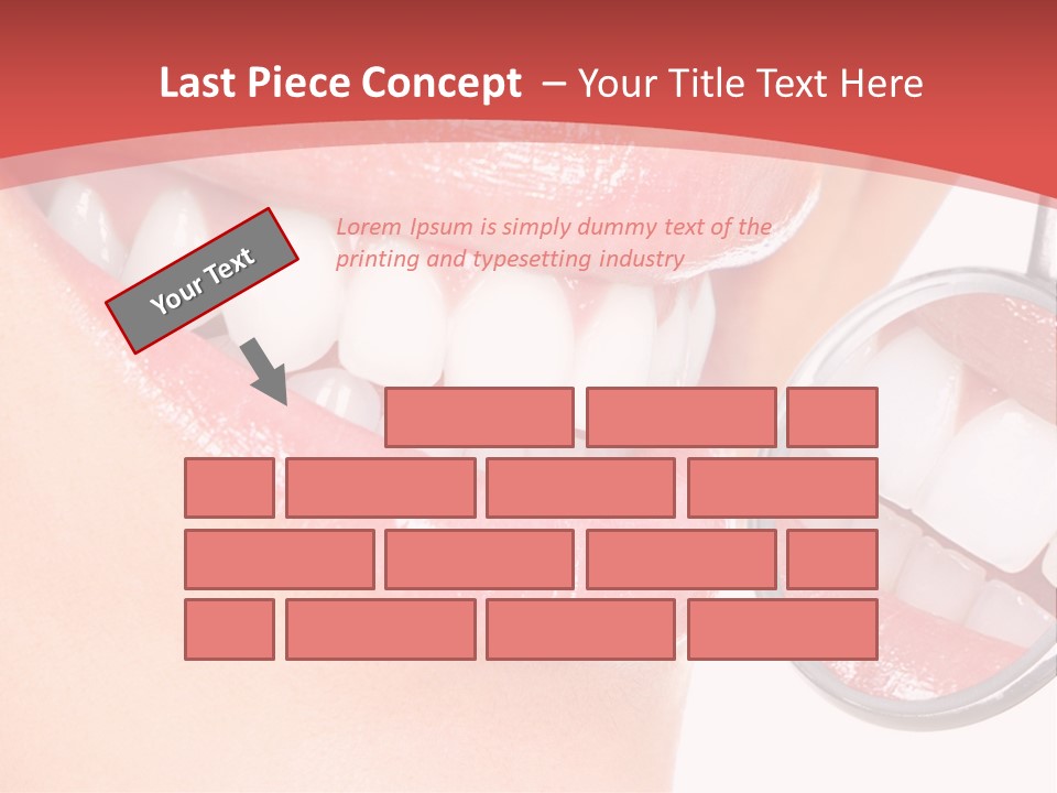 Whitening Woman Young PowerPoint Template