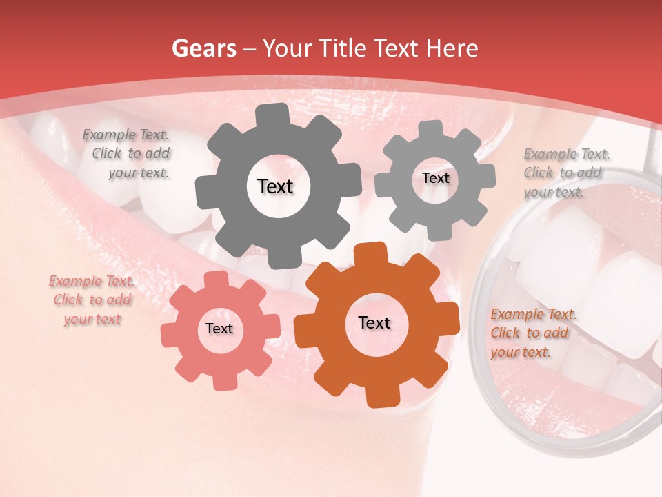 Whitening Woman Young PowerPoint Template