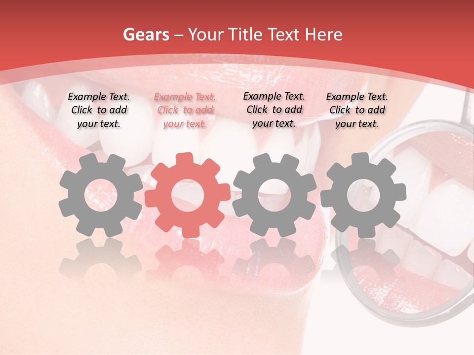 Whitening Woman Young PowerPoint Template