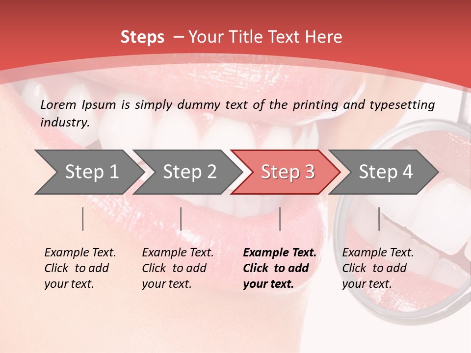 Whitening Woman Young PowerPoint Template
