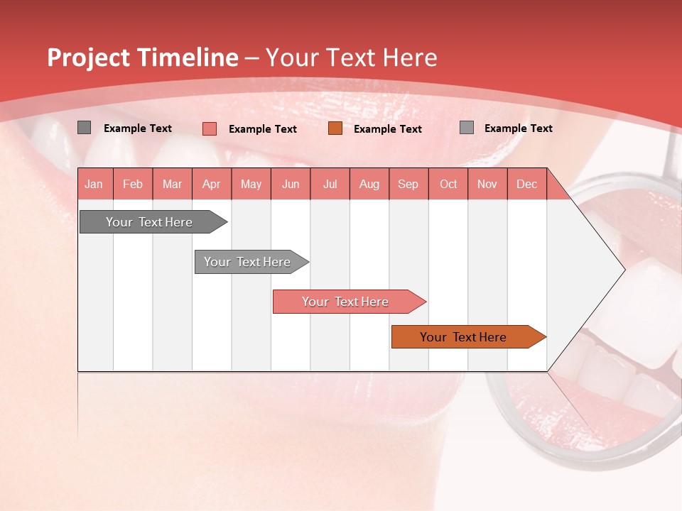 Whitening Woman Young PowerPoint Template