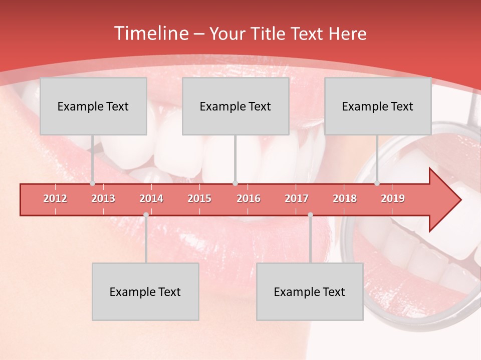 Whitening Woman Young PowerPoint Template