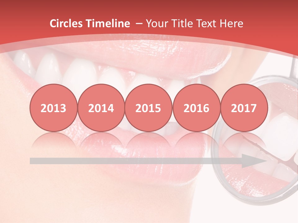 Whitening Woman Young PowerPoint Template