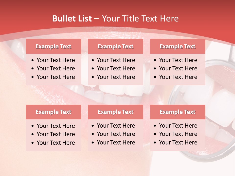 Whitening Woman Young PowerPoint Template