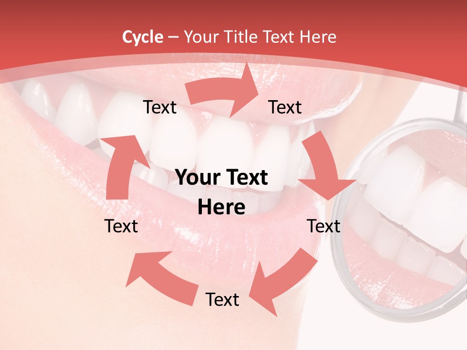 Whitening Woman Young PowerPoint Template