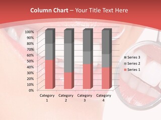 Whitening Woman Young PowerPoint Template