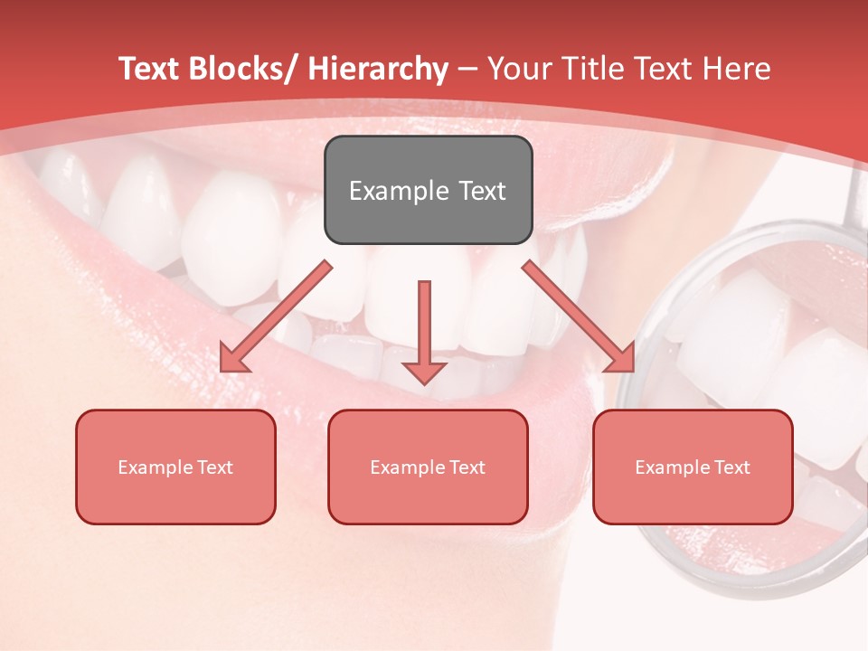 Whitening Woman Young PowerPoint Template